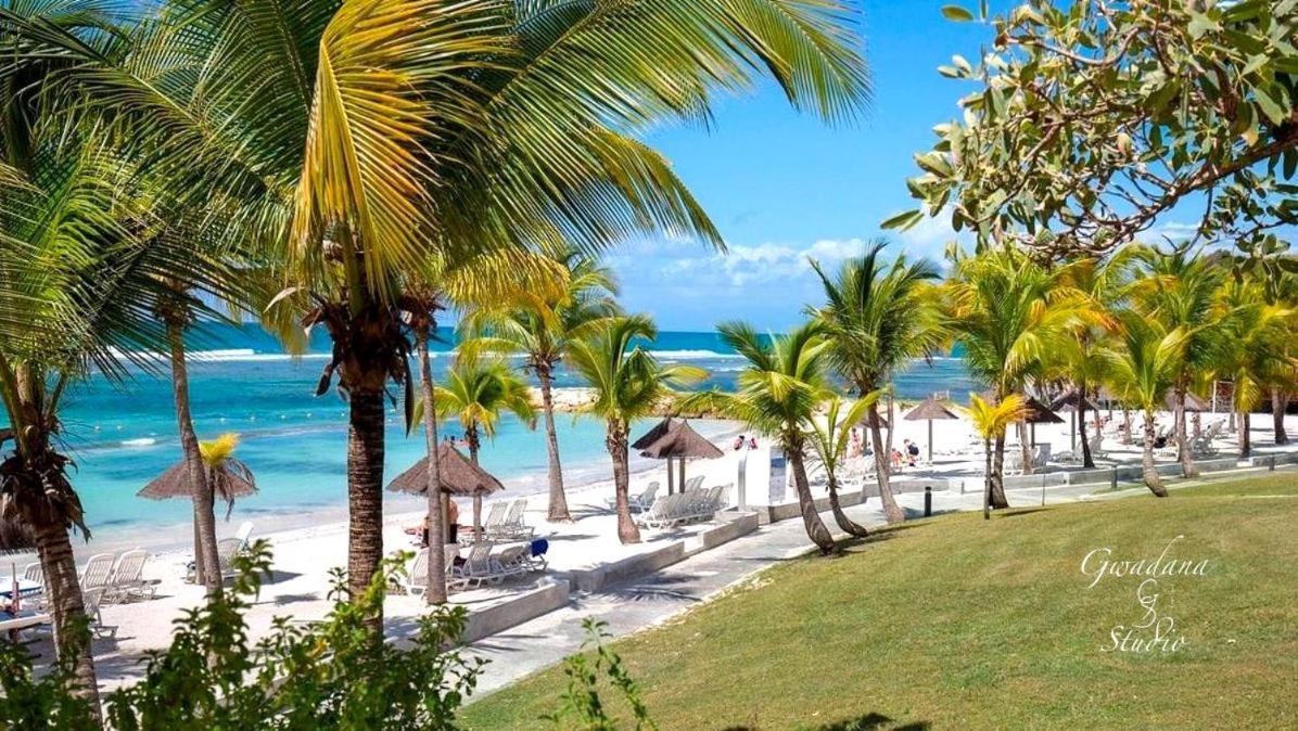 Accès Direct Plage, Magnifique Vue Mer, Gwanada Studio à Pierre et Vacances Sainte-Anne (Grande-Terre) Exterior foto