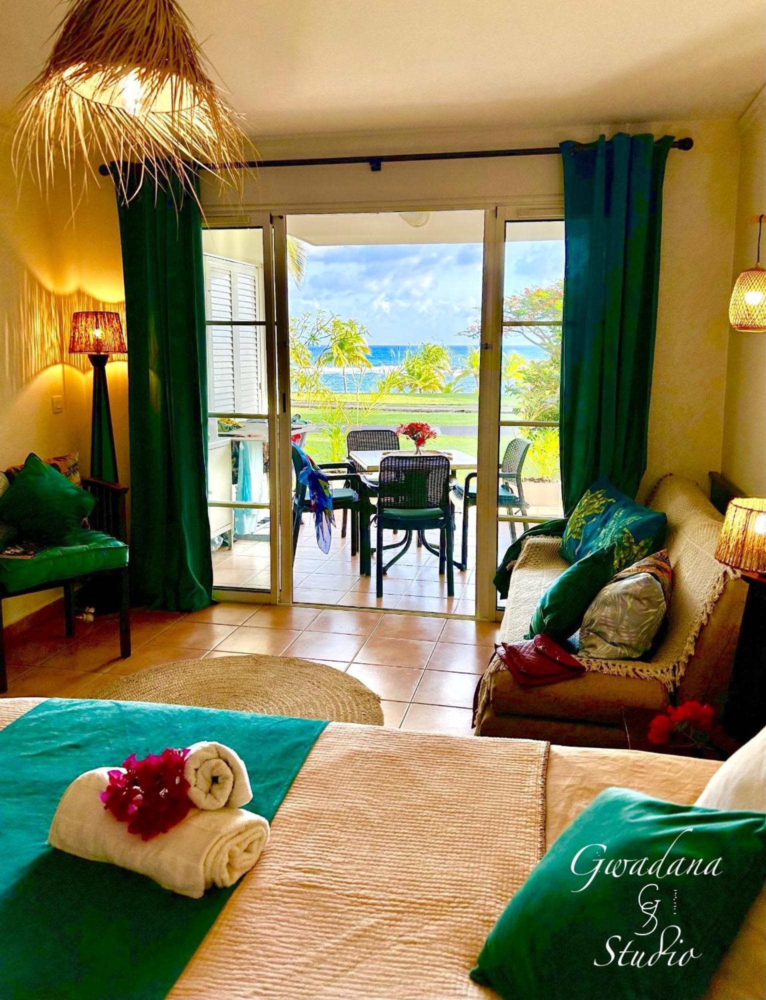 Accès Direct Plage, Magnifique Vue Mer, Gwanada Studio à Pierre et Vacances Sainte-Anne (Grande-Terre) Exterior foto