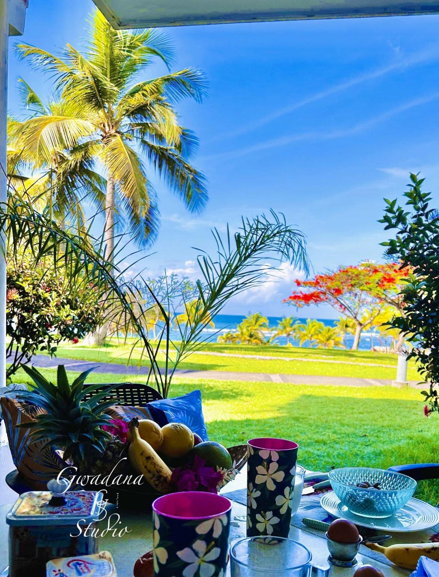 Accès Direct Plage, Magnifique Vue Mer, Gwanada Studio à Pierre et Vacances Sainte-Anne (Grande-Terre) Exterior foto